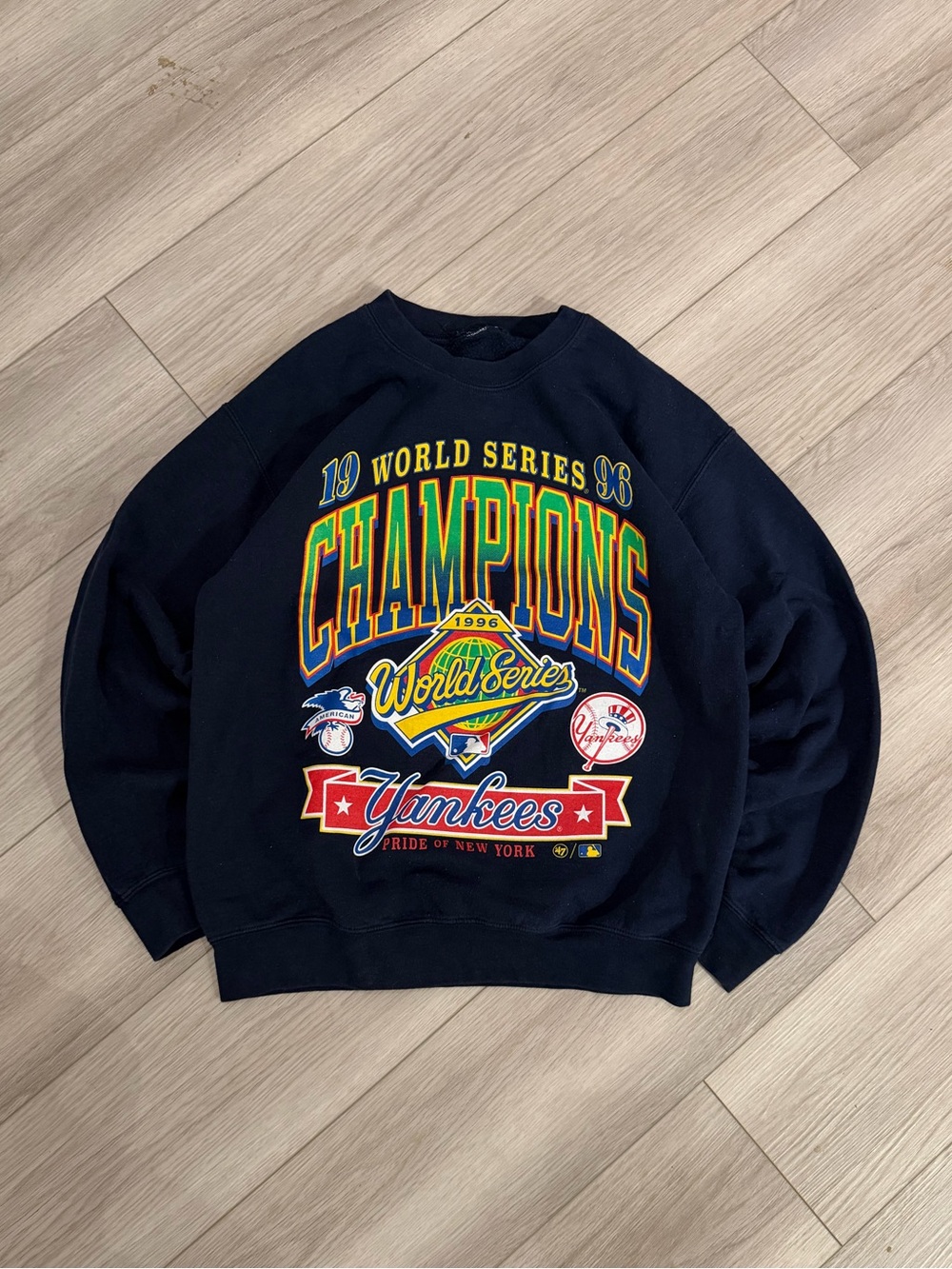 Vintage 1996 MLB New York Yankees World Series Champions Crewneck Sweatshirt
